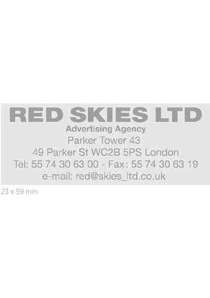 Prınter C40 Beyaz Kasa Mavi Keçe - 23X59MM modelleri