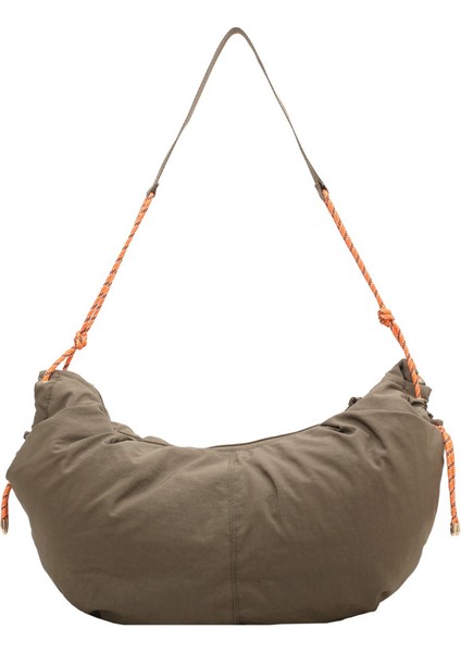 Rahat Omuz Çantası Öğrenci Büyük Kapasiteli Düz Renk Crossbody Çanta (Yurt Dışından)