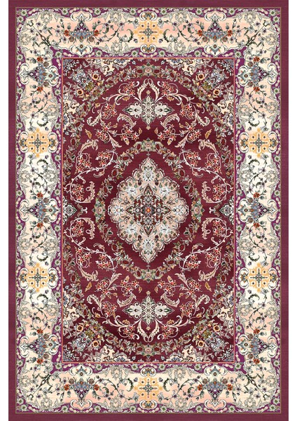 Jesse Vintage Kadife Yıkanabilir Kaymaz Pamuk Tabanlı Salon Halısı modelleri