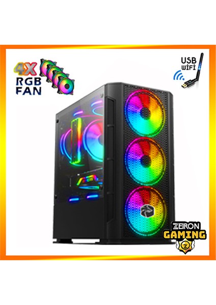 GPR27 Ryzen 5 3600 32GB 512GB Ssd+1tb HDD GTX1050TI 23.6" 165Hz Oyuncu Masaüstü Bilgisayar