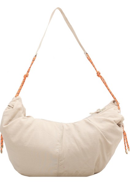 Rahat Omuz Çantası Öğrenci Büyük Kapasiteli Düz Renk Crossbody Çanta (Yurt Dışından)