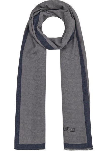 Ipekevi Dört Mevsim Monogram Desen Şal 04356-GRI fiyatları