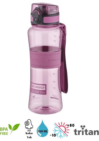 Explorer Tritan Su Matarası – 550 ml (New Design)