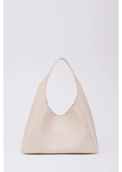 SHK19 Çıtçıt Kapatmalı Suni Deri Fermuarlı Makyaj Çantalı El ve Omuz Çantası E:33 U:15 G:10 cm