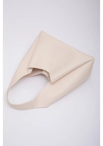 SHK19 Çıtçıt Kapatmalı Suni Deri Fermuarlı Makyaj Çantalı El ve Omuz Çantası E:33 U:15 G:10 cm