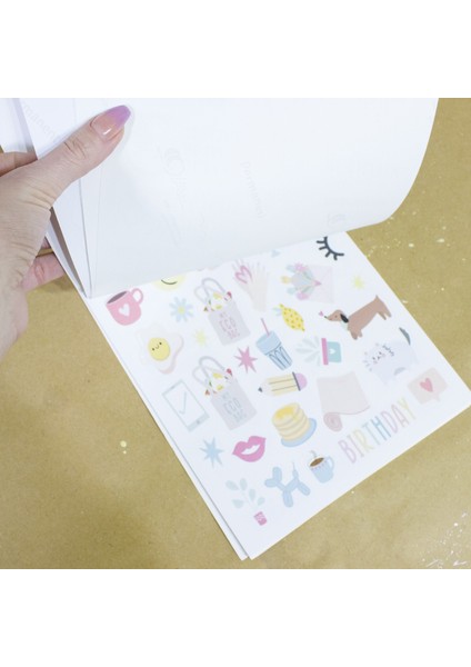Dıy Sticker Book (24X17 Cm) 16 Sayfa Sticker Kitabı modelleri