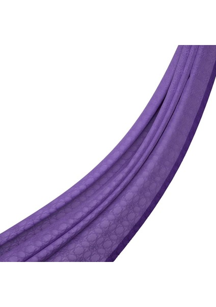 Ipekevi Dört Mevsim Monogram Desen Şal 04356-VIOLET