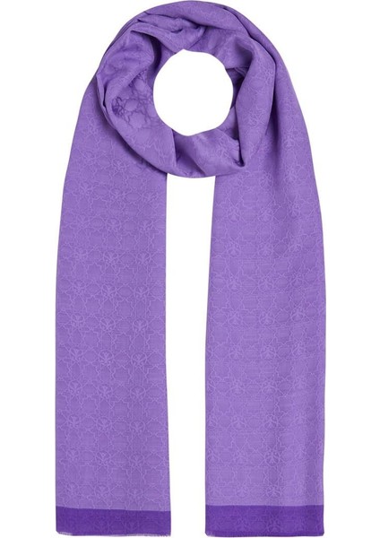 Ipekevi Dört Mevsim Monogram Desen Şal 04356-VIOLET fiyatları
