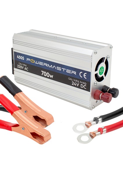 Power Master 24 Volt - 700 Watt Modıfıed Sınus Inverter (4390)