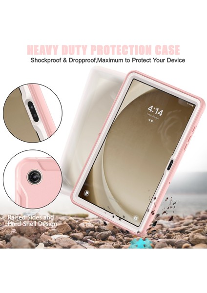 Samsung Galaxy Tab A9 Için Silikon Hibrit Pc Kılıfı+ / Cherry Blossoms Tablet Kılıfı (Yurt Dışından) modelleri
