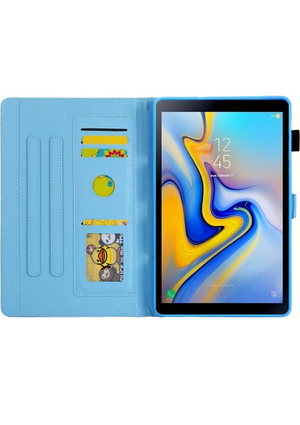 Samsung Galaxy Için Deri Kılıf Çizim A9+ Tablet Kılıfı (Yurt Dışından) fırsatları