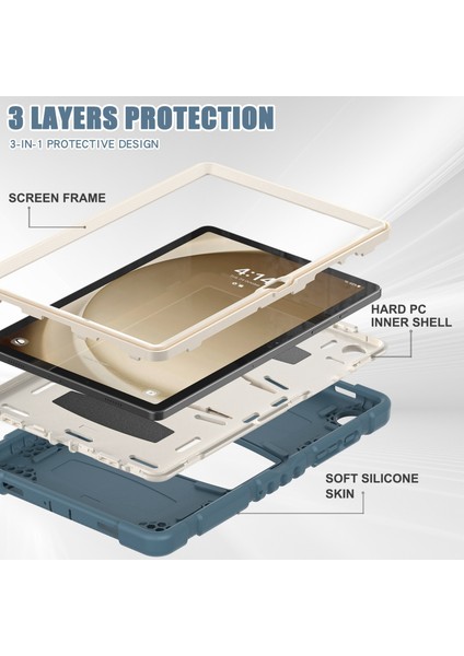Samsung Galaxy Sekmesi Için Pc+ Silikon A9+ / Corn Tablet Kılıfı (Yurt Dışından) fırsatları
