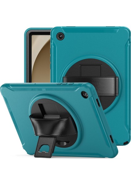 Samsung Galaxy Tab A9 Için Silikon Hibrit Pc Kılıfı+ / Tablet Kılıfı (Yurt Dışından)