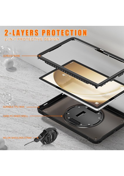 Samsung Galaxy Için Hibrid A9 Tablet Kılıfı (Yurt Dışından) fırsatları