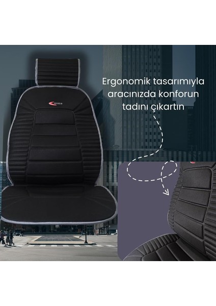 Oto Koltuk Minderi, Tüm Araçlara Uyumlu 2'li Set Özel Tasarım Minder Premium fırsatları