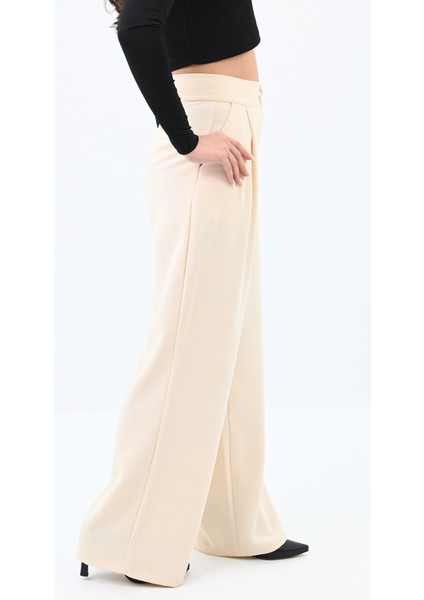 Kadın Palazzo Cep Detaylı Pantolon 6270-24 modelleri