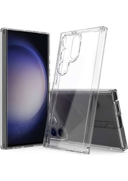 Samsung Galaxy Uyumlu Uyumlu S24 Ultra Kılıf Kamera Korumalı Tpu Süper Silikon