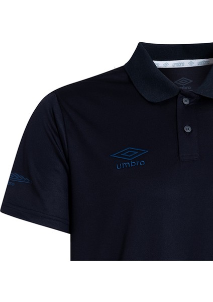 Erkek Lacivert Polo Yaka Spor T-Shirt - TF-0208 Umbro Camp Polo T-Shirt Dark Blue - Erkek Lacivert Polo Yaka Antrenman T-Shirtü fırsatları