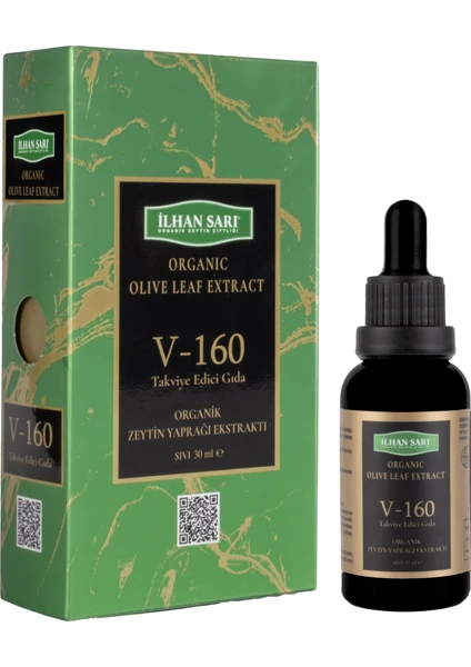 İlhan Sarı Organik V-160 Olive Leaf Extract 30 ml