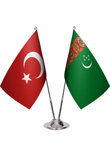 Türkmenistan Ikili Masa Bayrağı