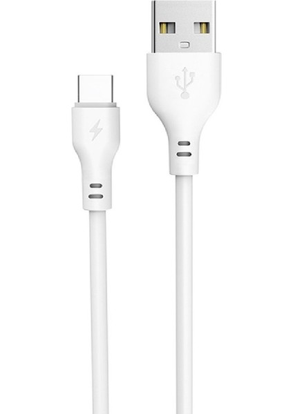 Type-C USB Şarj ve Data Kablosu Ack-19 Kısa Kablo 30 cm