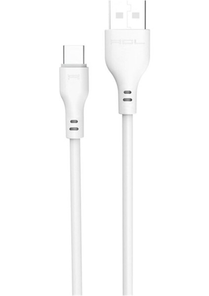 Ack-46 USB Type-C Uyumlu Hızlı Şarj Data Kablosu 1 Metre