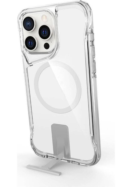 Apple iPhone 15 Pro Kılıf Tmax Standlı Tpu Darbe Korumalı Kapak