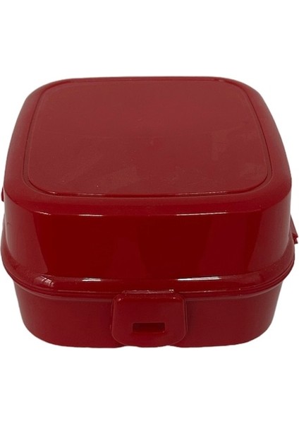 2 Katlı 4 Bölmeli Mavi Premium Kiddy Lunch Box - Premium 3 1 Beslenme Çantası - Yemek Saklama Kabı