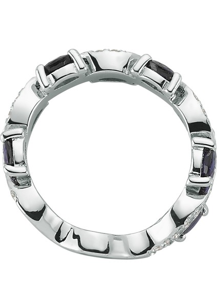 Pırlanta ve Safir Taşlı Yarım Tur Yüzük 0407R0193 modelleri