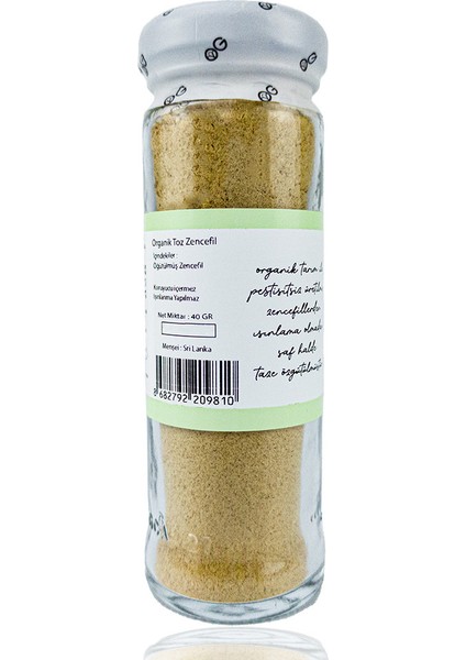 Organik Toz Zencefil 40 Gr modelleri