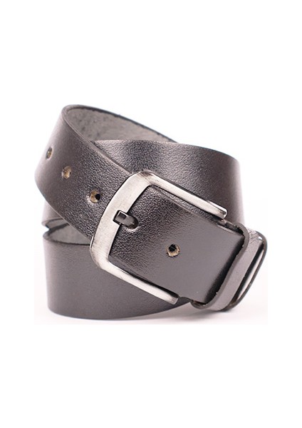 Deri Kösele Siyah Erkek Kemeri 4 cm fırsatları