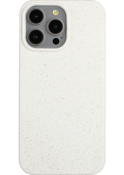 Iphone 12/12 Pro Case Wheat Straw+Tpu Tam Biyobozunur Telefon Kapak-Beyaz (Yurt Dışından)