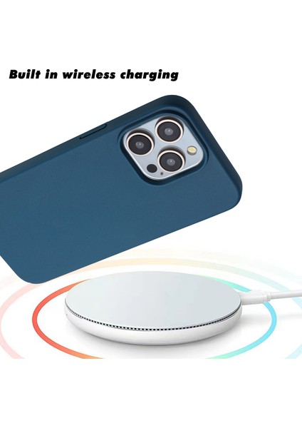 Iphone 12/12 Pro Case Buğday Samanı+Tpu Tam Biyobozunur Telefon Kapak-Dark Mavi (Yurt Dışından)