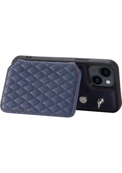 Iphone 15 Plus Rfıd Engelleme Şok Geçirmez Kılıf Anti-Drop Pu+Tpu Telefon Kabuğu Straps-Mavi (Yurt Dışından) indirimleri
