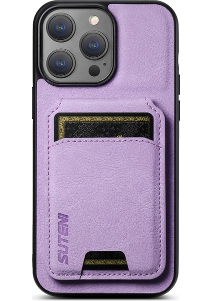 Iphone 11 Pro Max Için Case Litchi Doku Kickstand Card Yuvaları Koruyucu Kabuk Doğumu (Yurt Dışından)