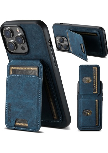 Iphone 11 Pro Pu Deri Kılıfı Için Litchi Doku Çizelge Karşıtı Telefon Kapak Blue (Yurt Dışından)