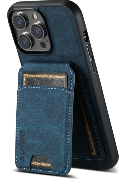 Iphone 11 Pro Pu Deri Kılıfı Için Litchi Doku Çizelge Karşıtı Telefon Kapak Blue (Yurt Dışından)