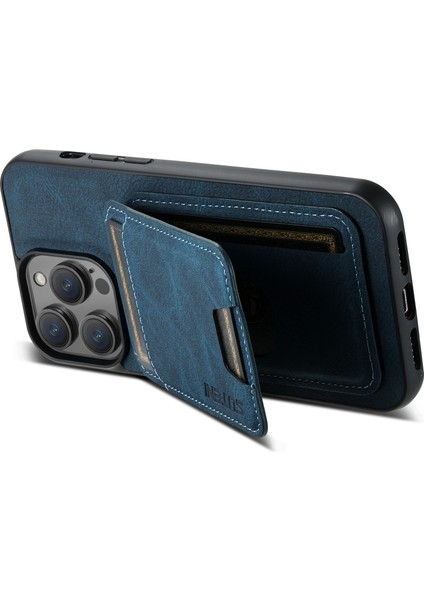 Iphone 11 Pro Pu Deri Kılıfı Için Litchi Doku Çizelge Karşıtı Telefon Kapak Blue (Yurt Dışından)