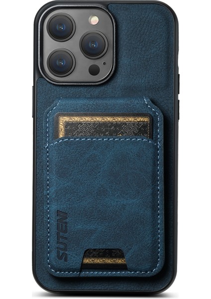 Iphone 11 Pro Pu Deri Kılıfı Için Litchi Doku Çizelge Karşıtı Telefon Kapak Blue (Yurt Dışından)