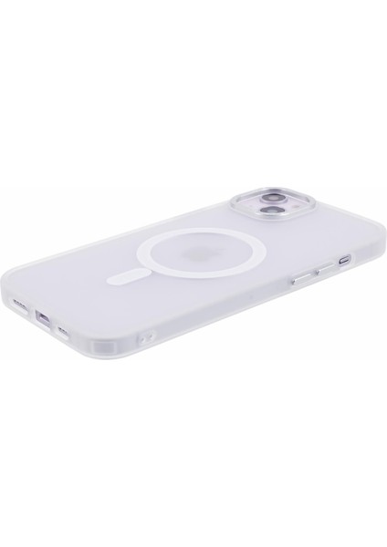 Iphone 14 Kılıfı Için Magsafe Mattmorent Matte Manyetik Telefon Kapak-White ile Uyumlu (Yurt Dışından)