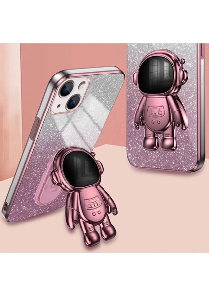 Iphone 15 Plus Case Elektraplama Kickstand Pc+Tpu Cep Telefonu Kapak Pembe (Yurt Dışından) fırsatları