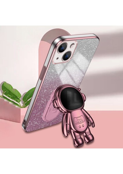 Iphone 15 Plus Case Elektraplama Kickstand Pc+Tpu Cep Telefonu Kapak Pembe (Yurt Dışından) indirimleri