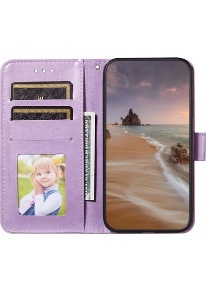 Iphone 15 Plus Pu Pu Pu Deri Stand Manyetik Telefon Kapak Morası (Yurt Dışından)