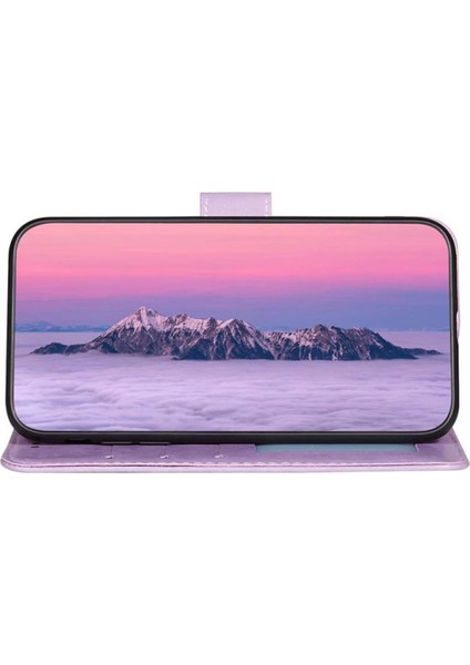Iphone 15 Plus Pu Pu Pu Deri Stand Manyetik Telefon Kapak Morası (Yurt Dışından)
