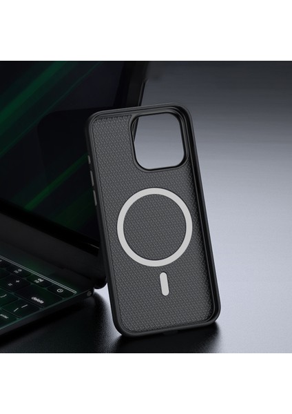 Iphone 15 Pro Max Case Anti-Cratch Pu Deri+Tpu Cep Telefonu Için Magsafe ile Uyumludur Geri Kapak Grey (Yurt Dışından) fiyatları