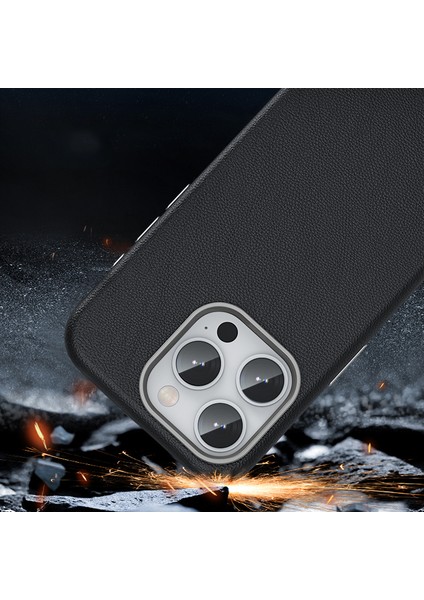 Iphone 15 Pro Max Case Anti-Cratch Pu Deri+Tpu Cep Telefonu Için Magsafe ile Uyumludur Geri Kapak Grey (Yurt Dışından) fırsatları