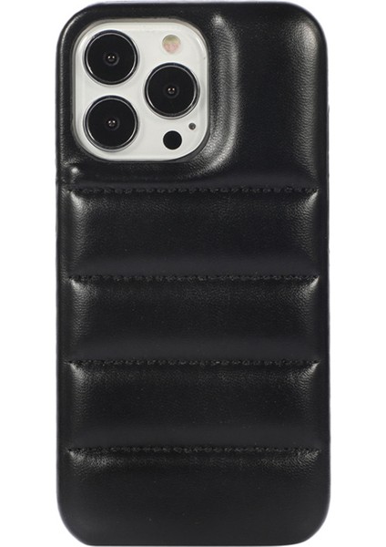 Iphone 15 Pro Fesyonel Gazet Profesyonel Pu Deri Kaplamalı Pc Telefon Kapak Aşağı Ceket Geri Kılıf Black (Yurt Dışından)