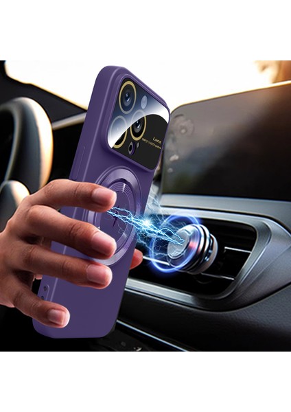 Magsafe Cam Lens ile Uyumlu iPhone 15 Pro Için Anti Drop Pc+Tpu Kılıf (Yurt Dışından) fiyatları
