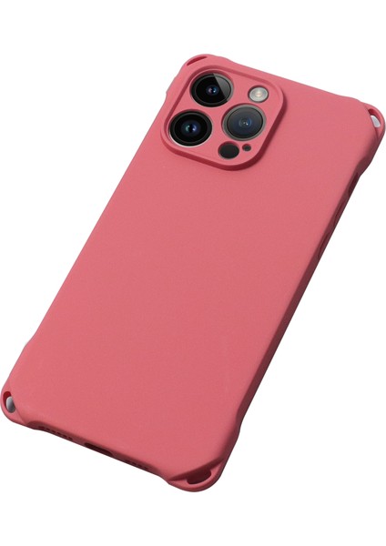 Iphone 15 Pro Four Corners Için Arka Kapak Damla Kanıt Cep Telefonu Tpu Kasası Kırmızı (Yurt Dışından)