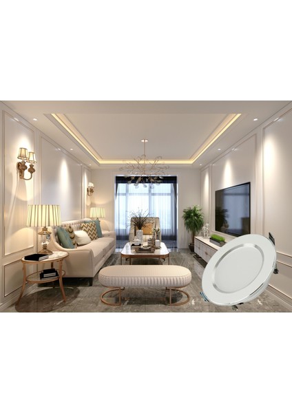 7W 3 Renkli(Beyaz,gün Işığı,ikisi Bir Arada) LED Spot Lamba- 1 Adettir fırsatları